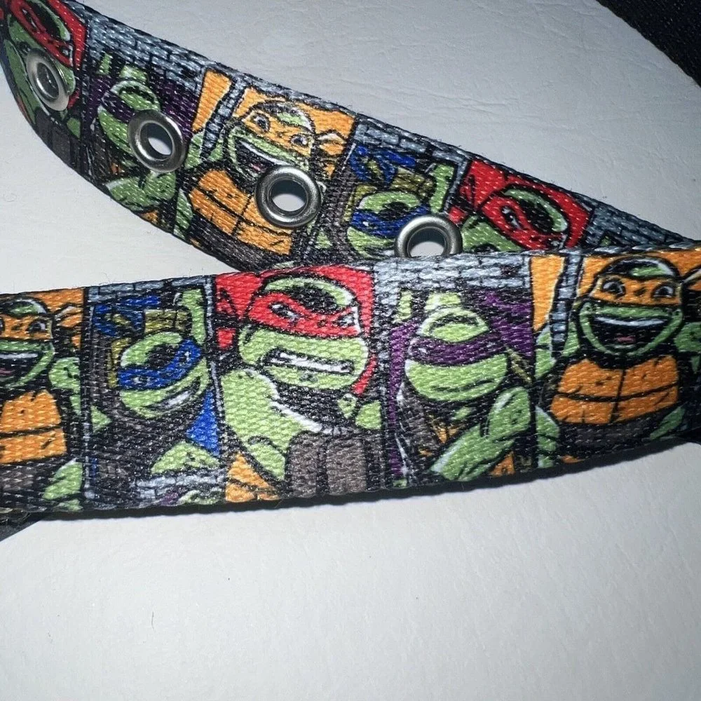 Teenage Mutant Ninja Turtles Belt Boys Size S M 22-26